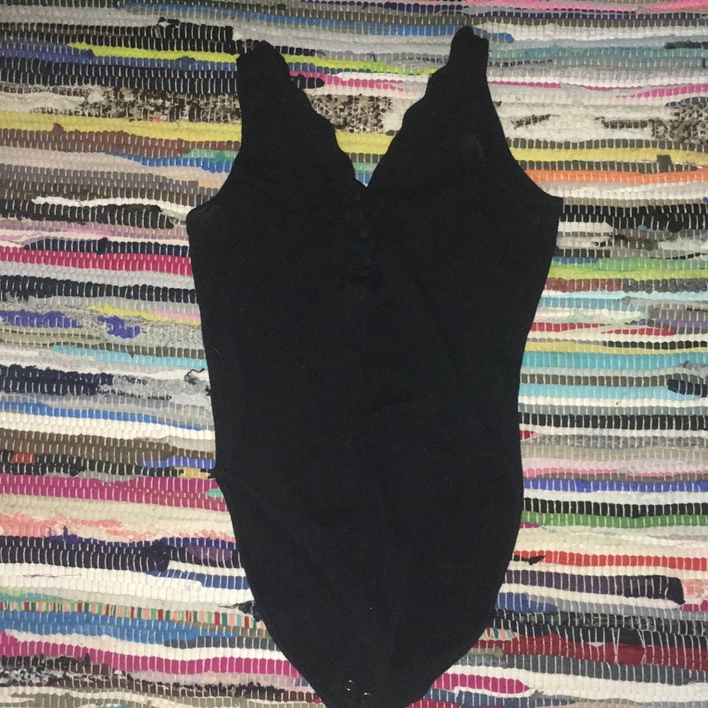 Pre-2000’s Black Bodysuit